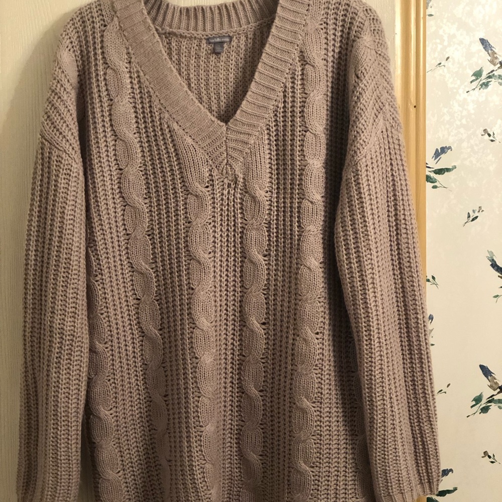 Slouchy, oversized sweater